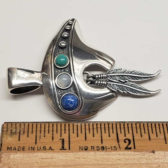 Native American COP Lrg. Brother Bear pendant. - Picture 5 of 6